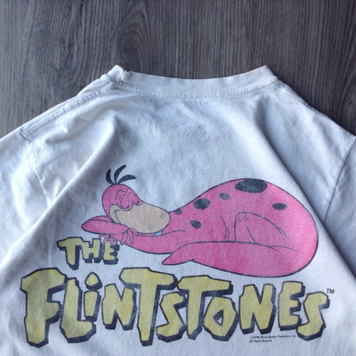 Vintage 90s The Flintstones Shirt Sz S Crewneck Bedrock Grand Canyon Arizona USA - Picture 2 of 11