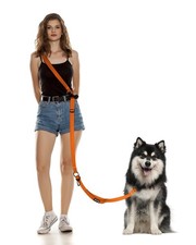 Hands Free Dog Leash, Multifunctional Crossbody Dog Leash, 5.9-9.5Ft Long Wai...