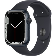 Apple Watch Series 7 45mm GPS Midnight Case Midnight Band MKN53LL/A Very Good