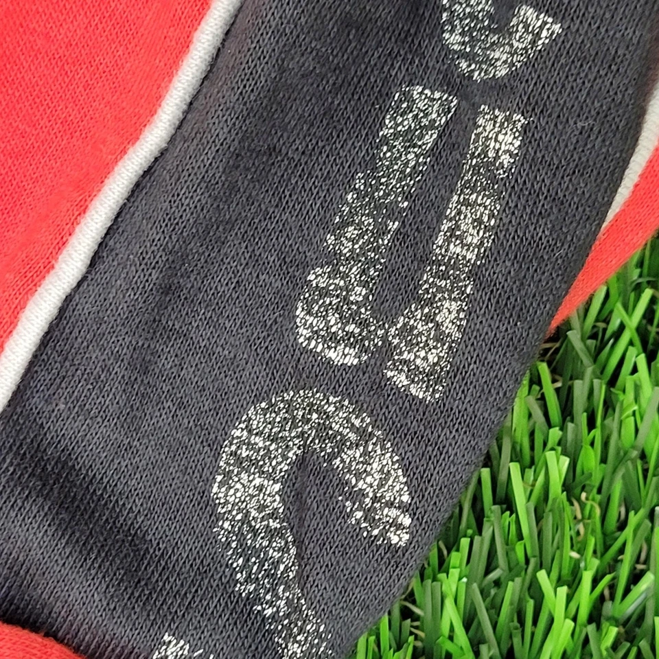 Polo Vintage Años 90 Snap-On Colorblock Mediano 20x27 Gris Foto 4 de 4