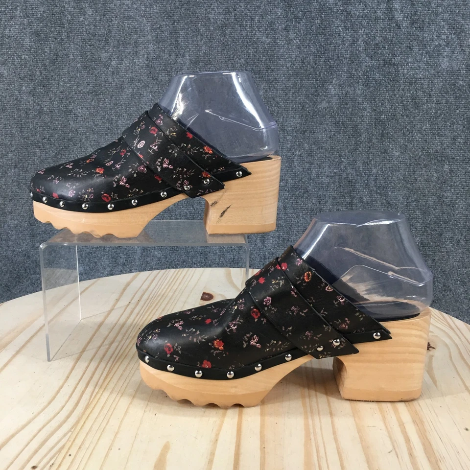 Aerosoles x Laura Ashley Zapatos Mujer 6 M Pedro Zuecos Negro Estampado Floral Informal Foto 2 de 4