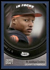 2017 SAGE HIT #121 R. Joshua Dobbs Rookie Blue Tennessee Volunteers