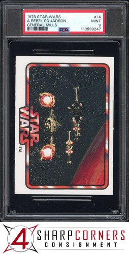 1978 General Mills Star Wars #14 A Rebel Squadron