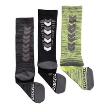 Russell Boys Crew Socks 3 Pairs Dri-Power 360 Size L 3  9 Performance