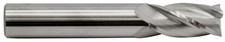 3/16" Carbide End Mill, 3/16" Shank, 3-Flute, 2" OAL, USA Made