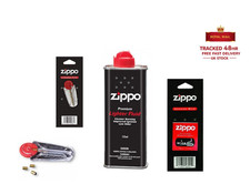 ZIPPO Original Lighter Fluid 125ml , Flints , 1Wick Refill smoking Accessories