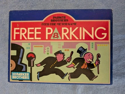Vintage "Free Parking" Game by Parker Brothers - 1988 Edition