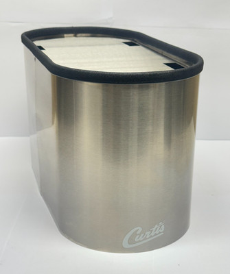 Wilbur Curtis TCNRS072 Iced Tea Dispenser Remote Stand Single Oval Stainless