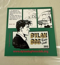 DYLAN DOG ADESIVO GADGET DYLAN DOG FANS CLUB DEL 2013