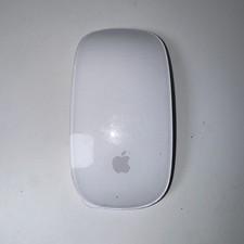 Apple A1657 Magic Mouse 2 Wireless/Bluetooth Rechargeable White/Silver Tested