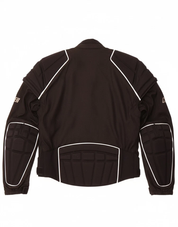 CLOVER мужской графический гонщик куртка Великобритании 36 маленький черный CK01 - Изображение 2 из 4