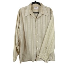 Manhattan Custom Limited Edition Long Sleeve Button Down Shirt Men's Large