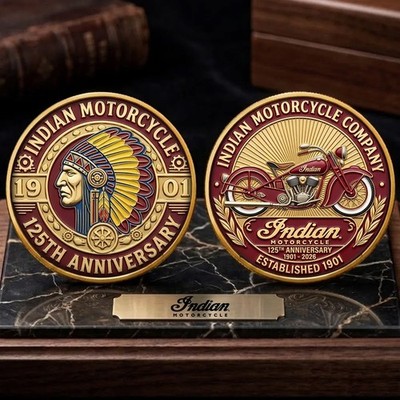 Indian Motorcycle 125th Anniversary Commemorative Coin, V09