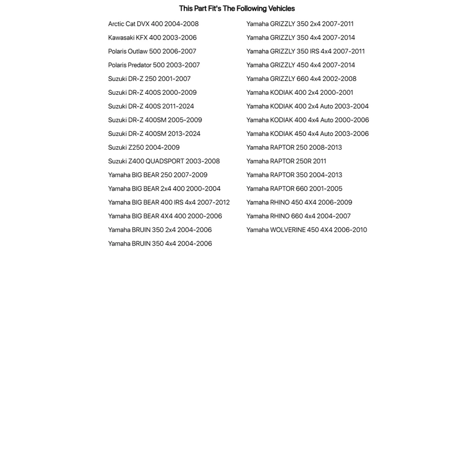 Mikuni N102/221 Series Main Jet 135 For KAWASAKI KFX 400 2003-2006 - Изображение 4 из 4