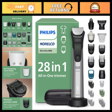 28-Piece All-in-One Trimmer Shaver - Electric Clipper for Face, Beard, Head