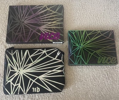 Urban Decay VICE 4 Lidschatten 20 Farbtöne Palette mit Pinsel + Kosmetiktasche - NEU IM KARTON