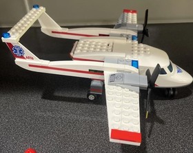 LEGO City Emergency 60116 Ambulance Plane & 60137 Police  Case Instru Complete.