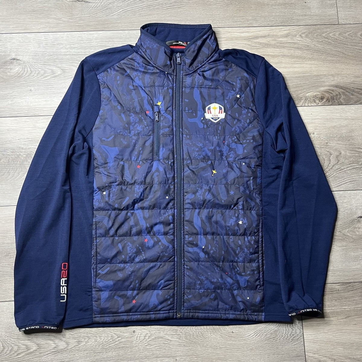 Polo Ralph Lauren USA RyderCup2020ジャケット Ralph Lauren RLX 2020 Ryder Cup Team USA Full Zip Jacket