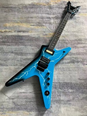 E-Gitarre, Typ V, Sechssaiter, kostenloser Versand, neu, schneller Versand
