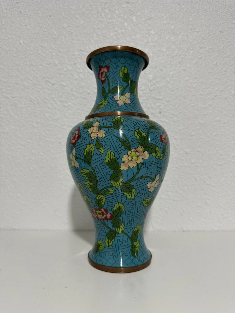 亚洲古董景泰蓝龙在中国古董花瓶| eBay