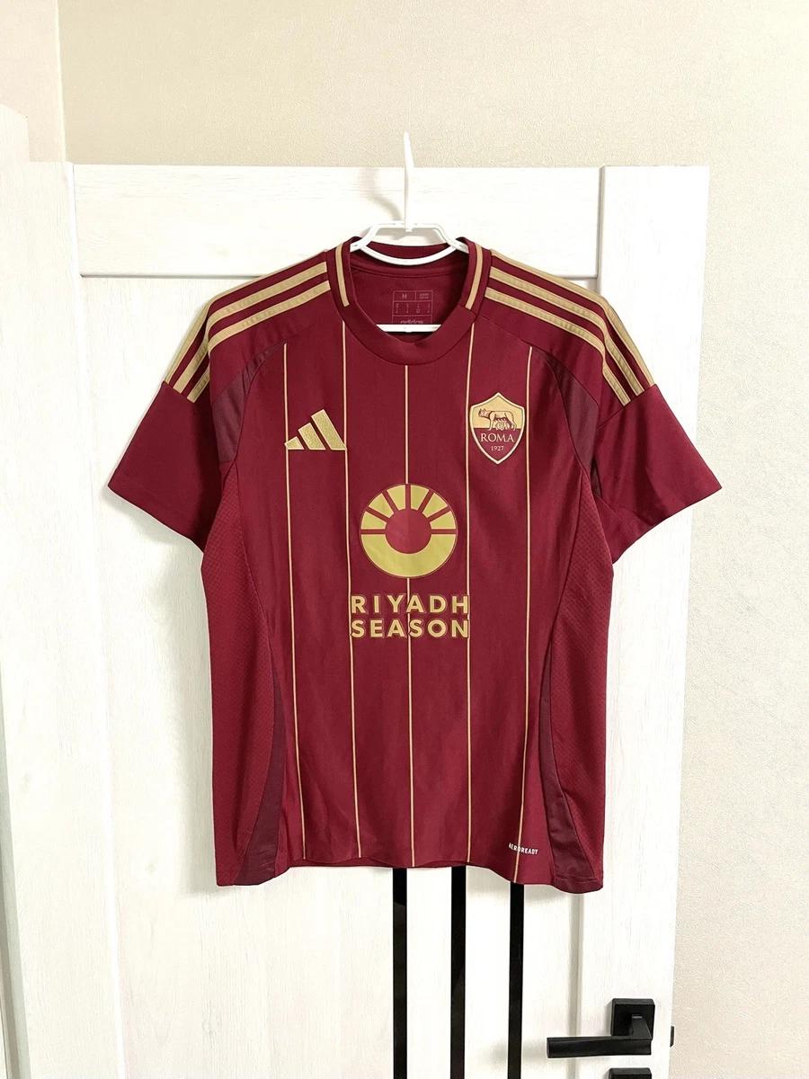 AS Roma サッカーシャツ Mサイズ(ヨーロッパサイズ) Preços baixos em Tamanho M Como Roma Clube Internacional de