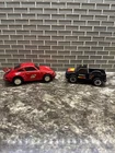 Tonka Toys, Set Of 2 Cars- Porsche & Clutch Popper Pickup lot #302