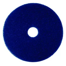 Tough Guy 402W10 Cleaning Pad, Blue, Size 16", Round, Pk5