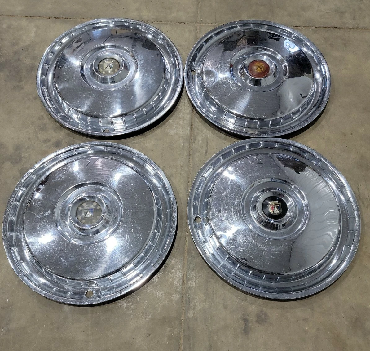 1955 ford hubcaps deals