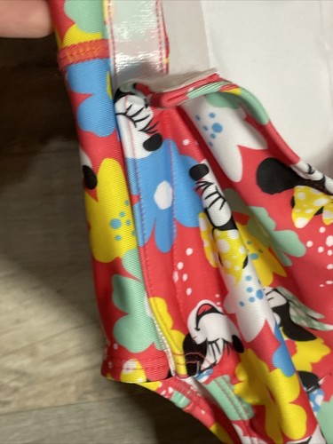 Disney Minnie Mouse Diaper G-Tube Friendly Adaptive Swimsuit UPF 50+ Girls L 10? - Picture 5 of 13