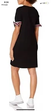 Tommy Hilfiger L45156 Women's Tie-Sleeve Scoop-Neck Dress Size S/P