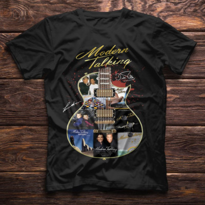Collection Modern Talking Band Gift For Fan S-2345XL Black T-shirt