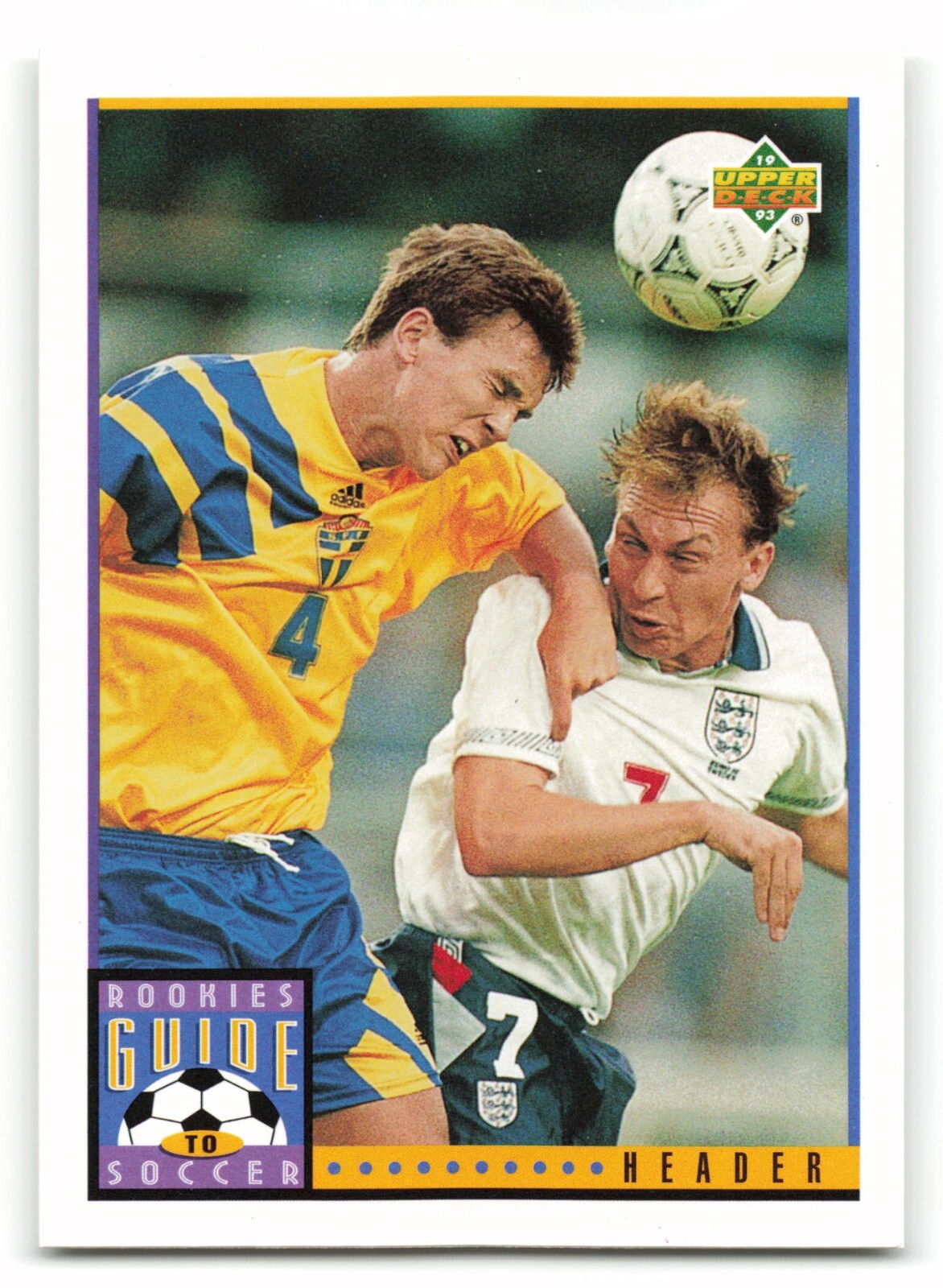 1993 Upper Deck World Cup Preview  #119 HEADER  !!!