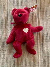 Valentina RARE TY Beanie Baby 1998/99 w hologram New