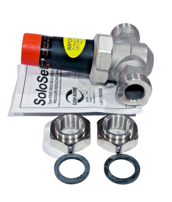 #ad Cash Acme 3 4quot; Union EB25 Stainless Steel Pressure Regulating Reducing Valve $99.95