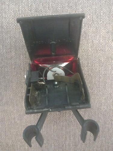 Faretto Per Bici Vintage Faro Posteriore Luce Rossa Batterie Stilo non Incluse - Foto 15 di 24