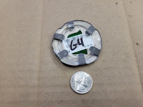 Cadillac OEM Gray 2 3/8" Horn Button Steering Wheel Emblem Badge Logo Nameplate - Picture 3 of 3