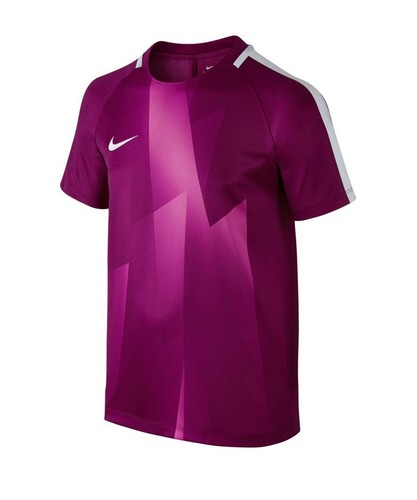 Nike Youth Boys Dri-Fit Squad Soccer Top in Berry/White, Size : X-Small