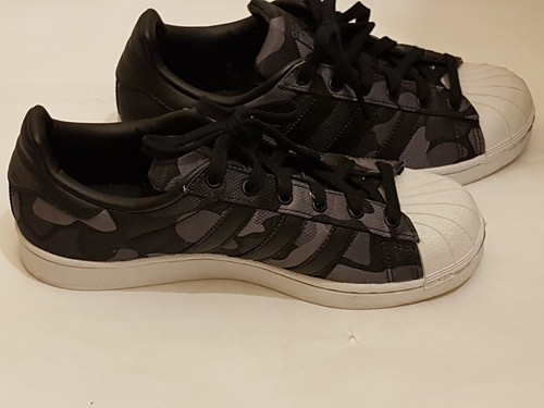 Adidas PGD 789006 Avery Superstar Mens Black & Grey Trainers Size UK6 US6.5 EU39 | eBay