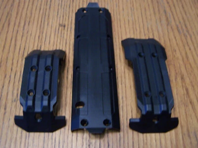 Fits Traxxas 1/10 Wide-Maxx Front Center Rear Skid Plate Set 89086-4 8945R 8944