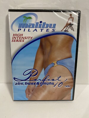 Malibu Pilates Perfect 10's Abs, Buns & Thighs DVD High Intensity Series NEW  