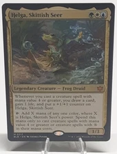MTG - Bloomburrow - Helga, Skittish Seer - #0217 - Near Mint