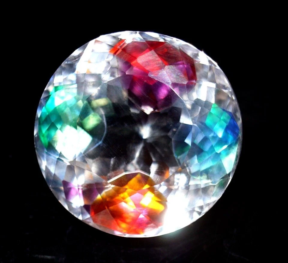 Pitambari Sapphire Natural Bi-Colour 94-95 Ct Round Cut Loose Certified Gemstone - Image 2 of 4