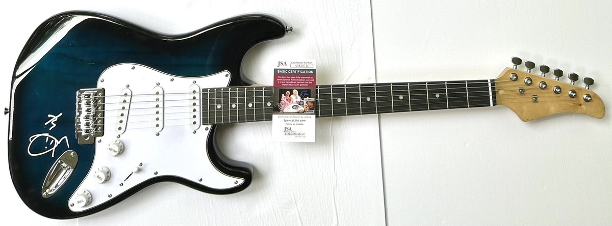 Thom Yorke Signed Guitar Radiohead JSA COA Ok Computer Electric