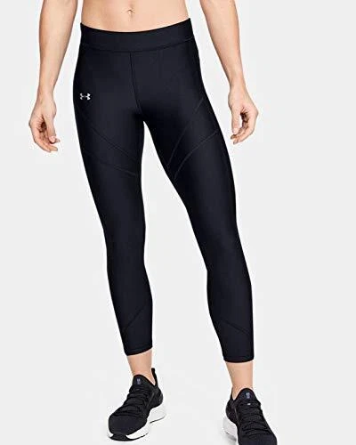 Under Armour Women's HeatGear Armour Ankle Crop Small Black 1305967-001