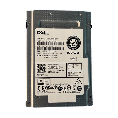 Dell WGP72 (Kioxia SDFBB86DAB01) 400 GB Write Intensive 2.5 Inches Internal