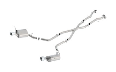 Borla 140449 Rear Single Split S-Type Cat-Back Exhaust System for Dodge Durango