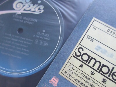 Prefab Sprout Steve McQueen Japan Promo Vinyl LP 28 3P-623 P