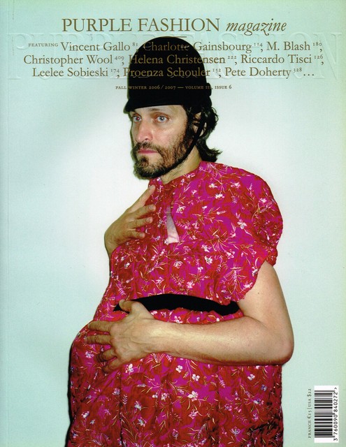 Purple Fashion Magazine Fall Winter 06 Vincent Gallo Pete Doherty For Sale Online Ebay