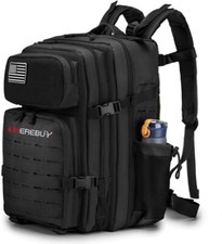45L Military Tactical Backpack Large Army 3 Day Assault Pack Bugout Bag Rucksack