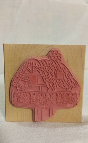 Stamps Happen English Cottage Birdhouse Fence Wood Mounted Rubber Stamp 50028 - Picture 5 of 6